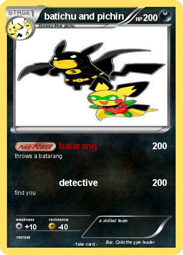 Pokemon batichu and pichin