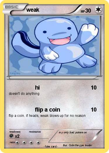 Pokemon weak