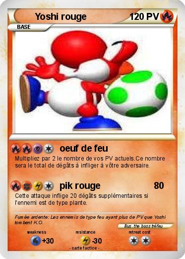 Pokemon Yoshi rouge