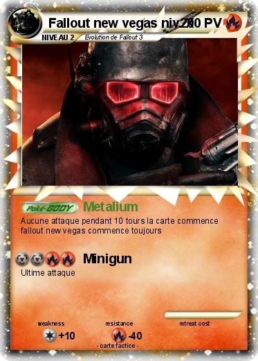 Pokemon Fallout new vegas niv. X