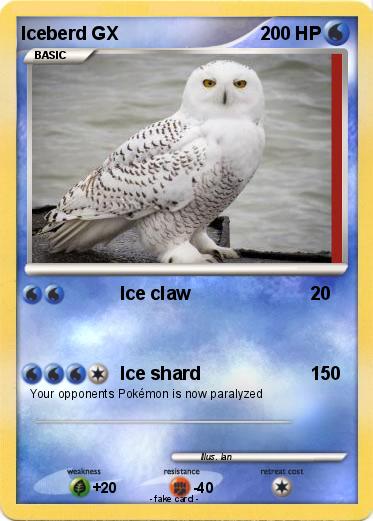 Pokemon Iceberd GX