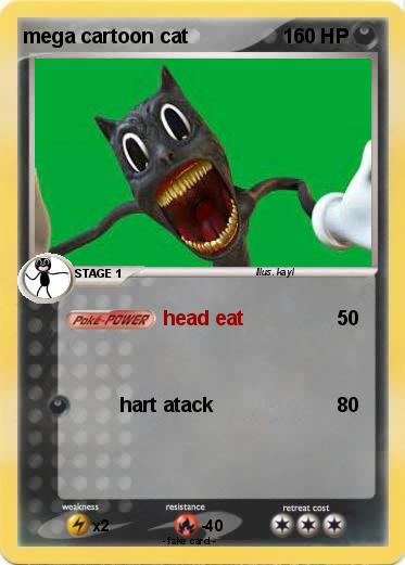 Pokemon mega cartoon cat