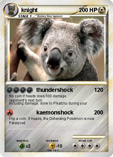 Pokemon knight