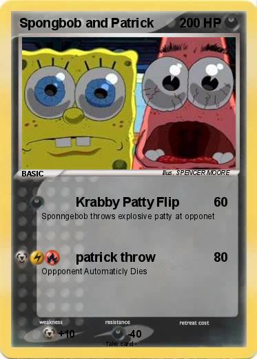 Pokemon Spongbob and Patrick