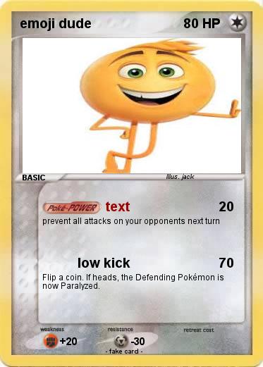 Pokemon emoji dude