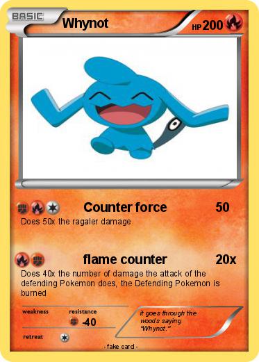 Pokemon Whynot