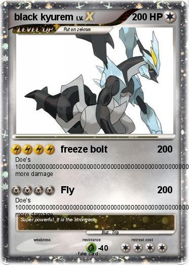 Pokemon black kyurem