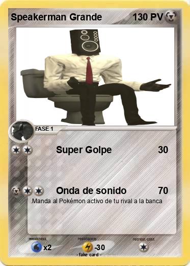 Pokemon Speakerman Grande