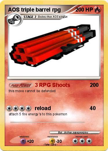 Pokemon AOS triple barrel rpg