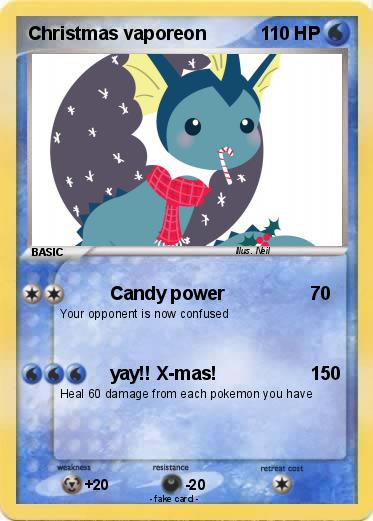 Pokemon Christmas vaporeon