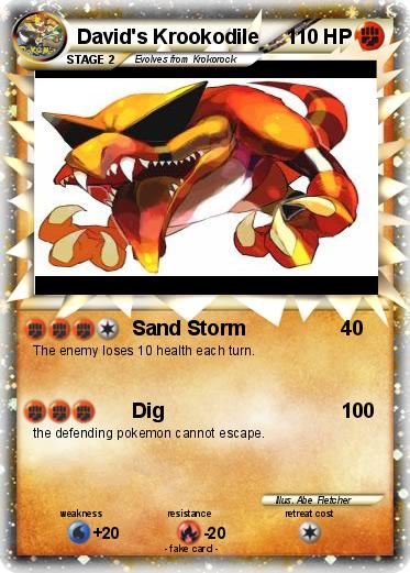 Pokemon David's Krookodile