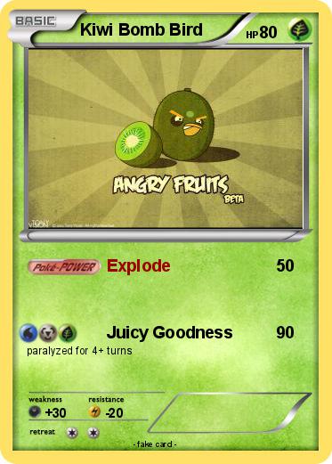 Pokemon Kiwi Bomb Bird