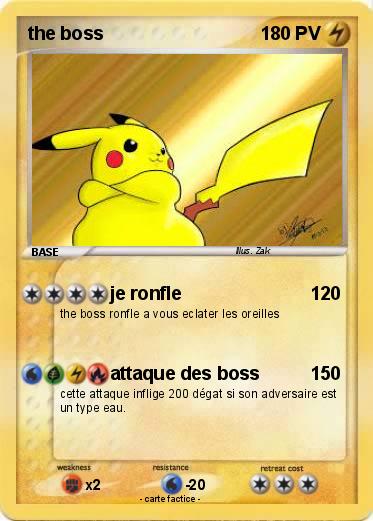 Pokemon the boss