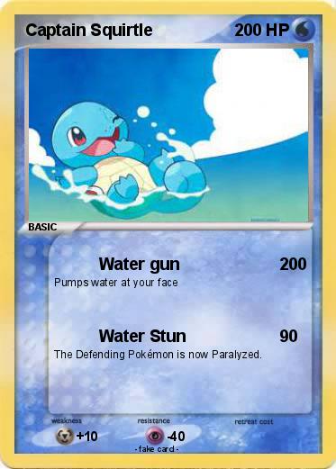 Pokemon Captain Squirtle