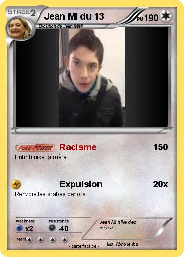 Pokemon Jean Mi du 13