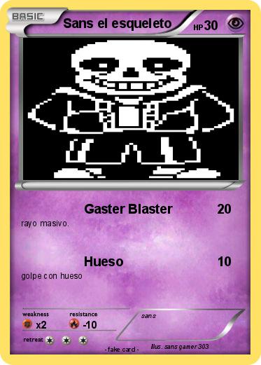 Pokemon Sans el esqueleto