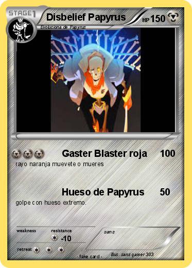 Pokemon Disbelief Papyrus