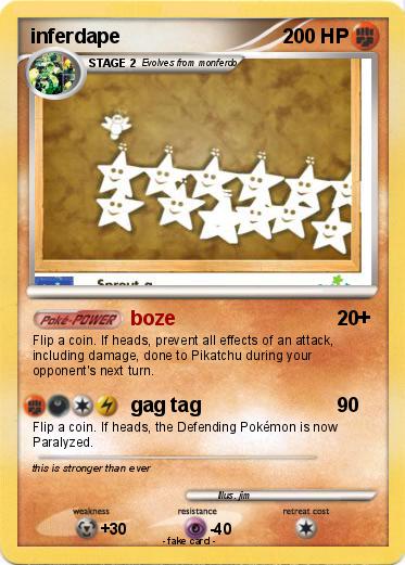 Pokemon inferdape