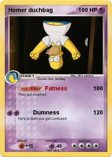 Pokemon Homer duchbag