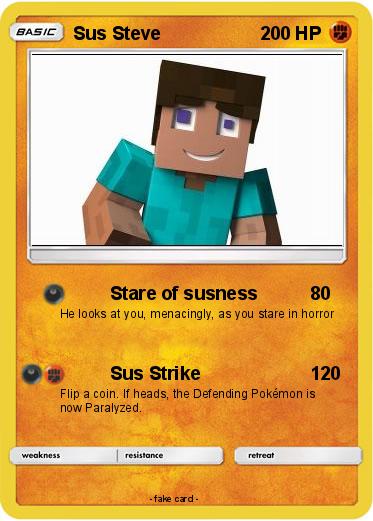 Pokemon Sus Steve