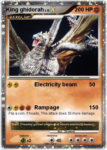 Pokemon King ghidorah