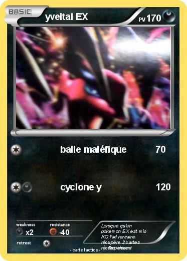Pokemon yveltal EX