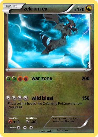 Pokemon zekrom ex