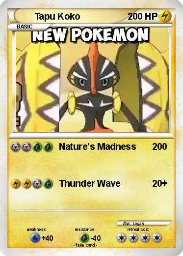 Pokemon Tapu Koko