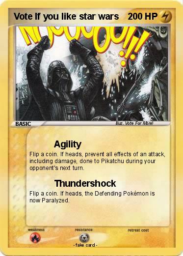 Pokemon Vote If you like star wars