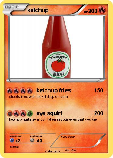 Pokemon ketchup