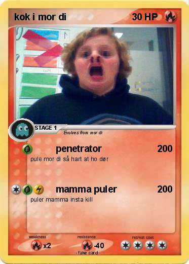Pokemon kok i mor di