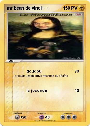 Pokemon mr bean de vinci               