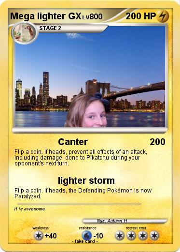 Pokemon Mega lighter GX
