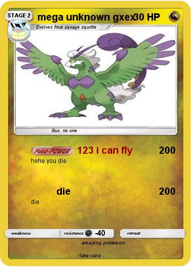Pokemon mega unknown gxex