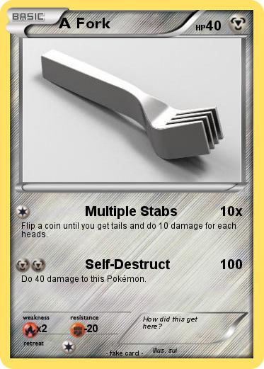 Pokemon A Fork