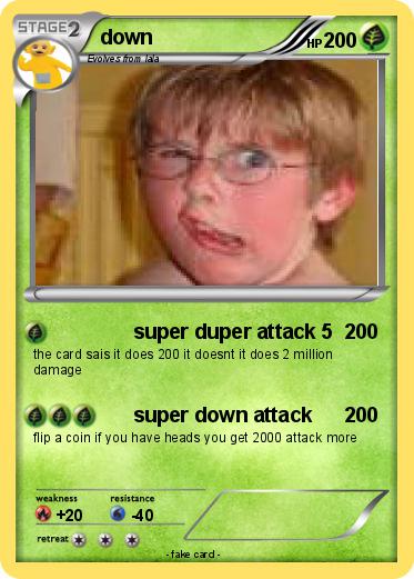 Pokemon down