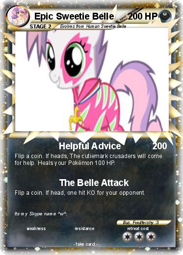 Pokemon Epic Sweetie Belle