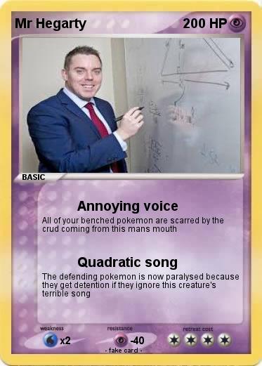 Pokemon Mr Hegarty