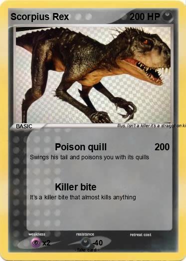 Pokemon Scorpius Rex