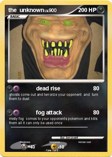 Pokemon the  unknown