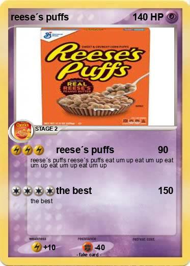 Pokemon reese´s puffs