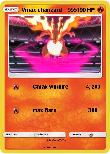 Pokemon Vmax charizard    555