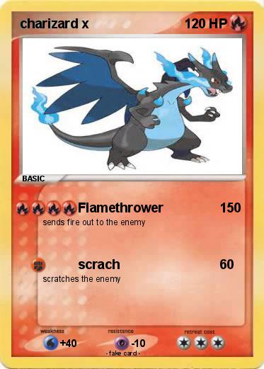 Pokemon charizard x