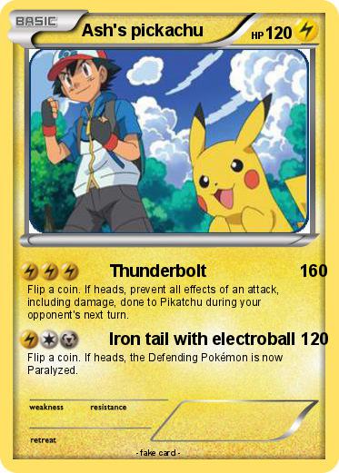 Pokemon Ash's pickachu