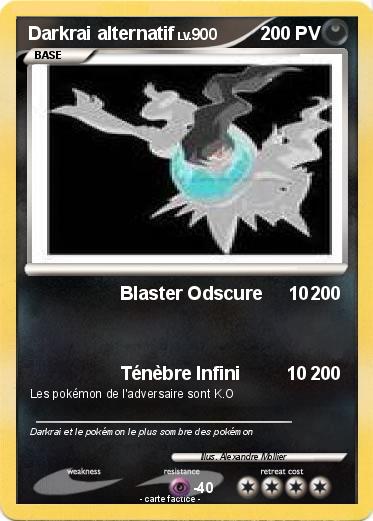 Pokemon Darkrai alternatif