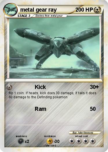 Pokemon metal gear ray