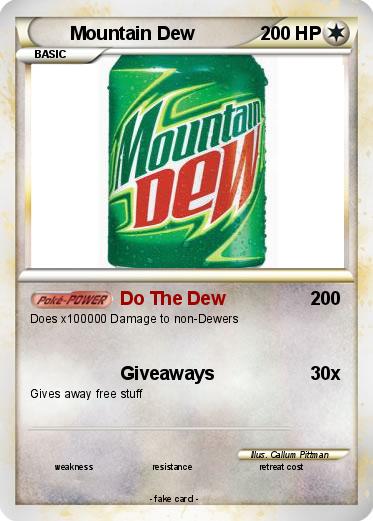 Pokemon Mountain Dew