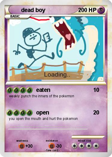 Pokemon dead boy
