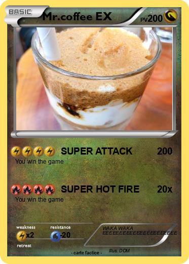 Pokemon Mr.coffee EX