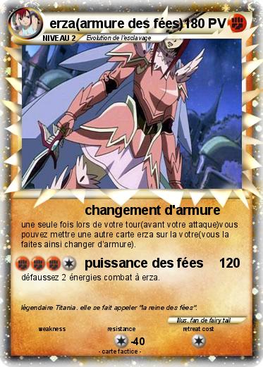 Pokemon erza(armure des fées)